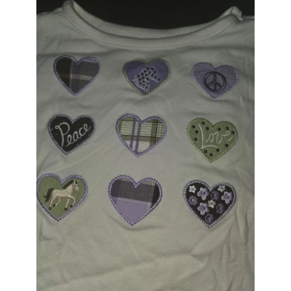 Gymboree cowgirls at heart tops and skort size 4 horse feather peace